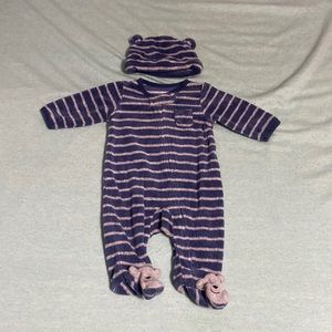 Carters brand-sleeper with matching hat